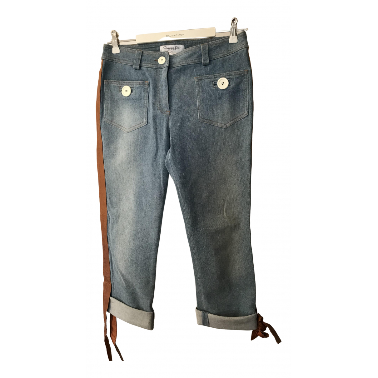 Straight jeans Dior Blue size 40 FR in 